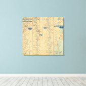 Panorama van de Mississippi-vallei Canvas Afdruk (Insitu (Houten vloer))