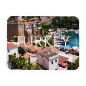 Panorama van de oude stad Kaleici van Antalya Magneet (Horizontaal)