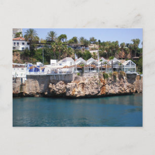 Panorama van de oude stad van Antalya Briefkaart