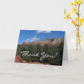 Panorama van de Rode Rakken in Sedona Arizona Dank Kaart (Gele Bloem)