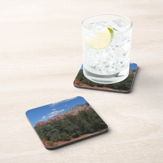 Panorama van de Rode Rocks in Sedona Arizona Drankjes Onderzetter (Rechterzijde)