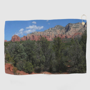 Panorama van de Rode Rocks in Sedona Arizona Golfhanddoek