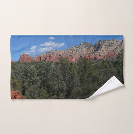 Panorama van de Rode Rocks in Sedona Arizona Handdoek (Handdoek)