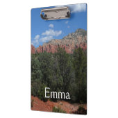 Panorama van de Rode Rocks in Sedona Arizona Klembord (Links)