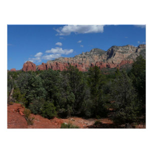Panorama van de Rode Rocks in Sedona Arizona Perfect Poster