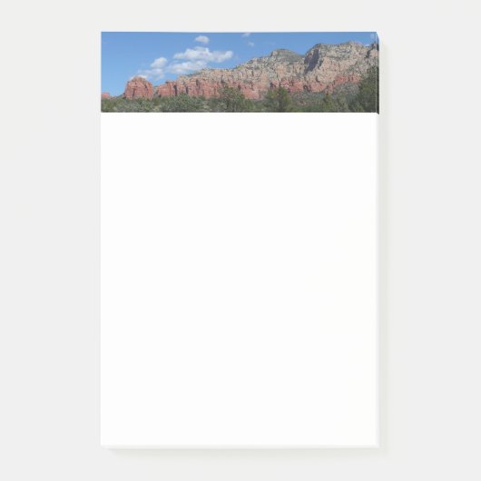 Panorama van de Rode Rocks in Sedona Arizona Post-it® Notes (Voorkant)
