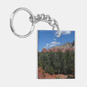 Panorama van de Rode Rocks in Sedona Arizona Sleutelhanger (Voorkant Links)
