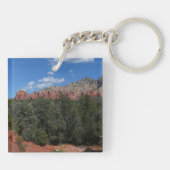 Panorama van de Rode Rocks in Sedona Arizona Sleutelhanger (Achterkant)