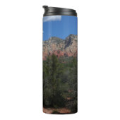 Panorama van de Rode Rocks in Sedona Arizona Thermosbeker (Geroteerd rechts)