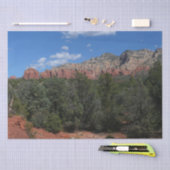 Panorama van de Rode Rocks in Sedona Arizona Tissuepapier (Craft)