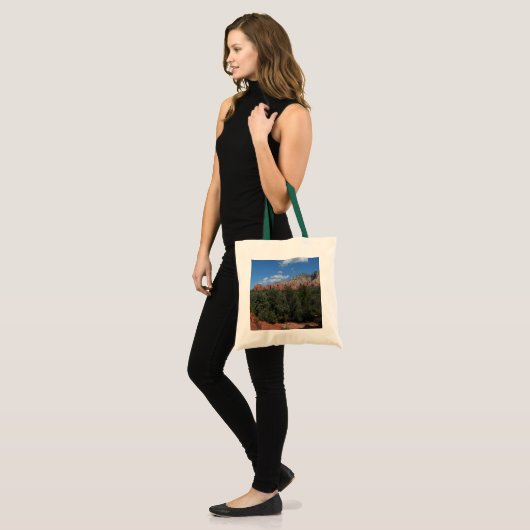 Panorama van de Rode Rocks in Sedona Arizona Tote Bag (Voorkant (model))