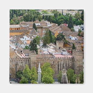 Panorama van de Sevilla Alcázar Magneet