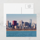 Panorama van de skyline van Chicago Briefkaart (Voorkant / Achterkant)