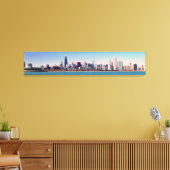 Panorama van de skyline van Chicago Canvas Afdruk (Insitu (Woonkamer))