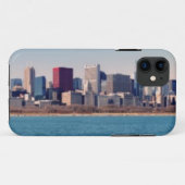 Panorama van de skyline van Chicago Case-Mate iPhone Case (Achterkant (horizontaal))