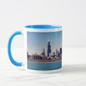 Panorama van de skyline van Chicago Mok (Links)