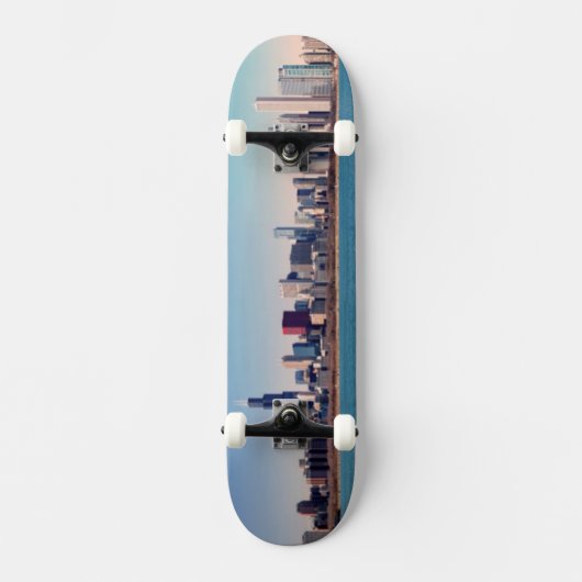 Panorama van de skyline van Chicago Skateboard (Voorkant)