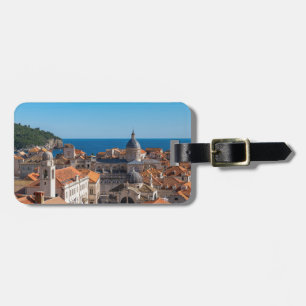 Panorama van de stad Dubrovnik - Kroatië Bagagelabel