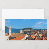 Panorama van de stad Dubrovnik - Kroatië Bedankkaart (Voorkant / Achterkant)