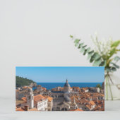 Panorama van de stad Dubrovnik - Kroatië Bedankkaart (Staand voorkant)