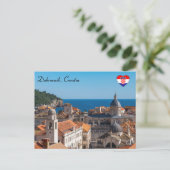 Panorama van de stad Dubrovnik - Kroatië Briefkaart (Staand voorkant)