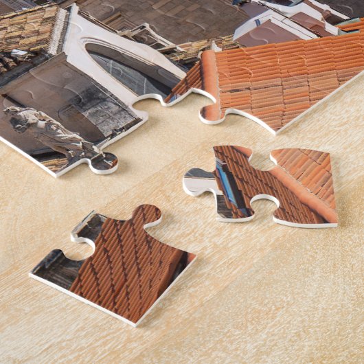 Panorama van de stad Dubrovnik - Kroatië Legpuzzel (Zijkant)