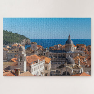 Panorama van de stad Dubrovnik - Kroatië Legpuzzel