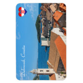Panorama van de stad Dubrovnik - Kroatië Magneet (Verticaal)