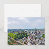 Panorama van de stad Namen Briefkaart (Voorkant / Achterkant)