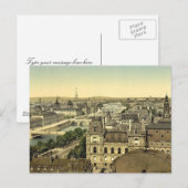 Panorama van de zeven bruggen, Parijs, klasse Fran Briefkaart (Voorkant / Achterkant)