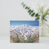 Panorama van Denali (Mt. McKinley) Briefkaart (Staand voorkant)