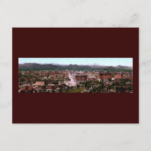 Panorama van Denver Colorado Briefkaart