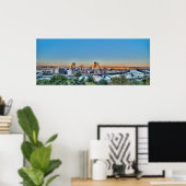 Panorama van het centrum van Pittsburg Poster (Thuiskantoor)