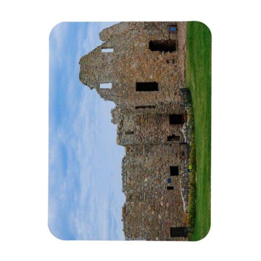 Panorama van het Dunnottar-kasteel in Aberdeenshir Magneet (Verticaal)