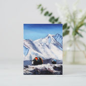 Panorama van het Gebied van het Kamp van de Basis Briefkaart (Staand voorkant)