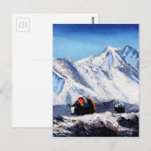 Panorama van het Gebied van het Kamp van de Basis Briefkaart (Voorkant / Achterkant)