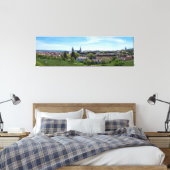 Panorama van het historische oude centrum van Bamb Canvas Afdruk (Insitu (Slaapkamer))