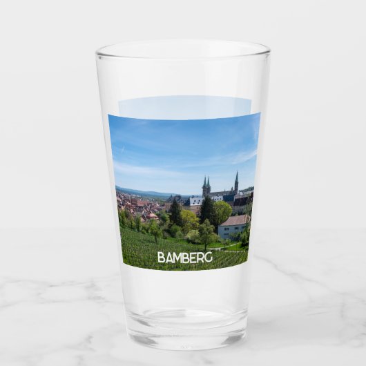 Panorama van het historische oude centrum van Bamb Glas (Voorkant)