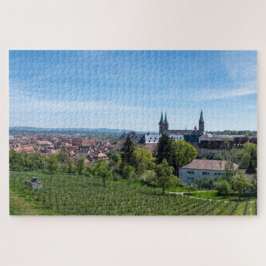 Panorama van het historische oude centrum van Bamb Legpuzzel (Horizontaal)