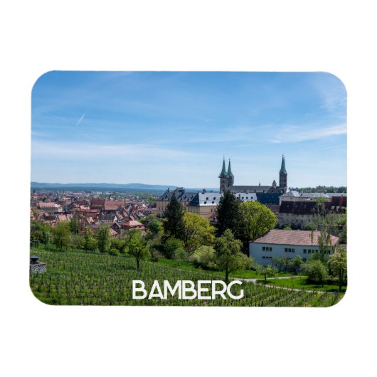 Panorama van het historische oude centrum van Bamb Magneet (Horizontaal)