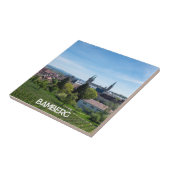 Panorama van het historische oude centrum van Bamb Tegeltje (Zijkant)