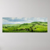 Panorama van het Poster van het Toscaanse landscha (Voorkant)
