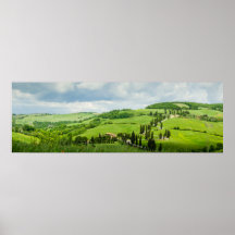 Panorama van het Poster van het Toscaanse landscha