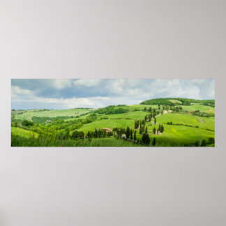 Panorama van het Poster van het Toscaanse landscha