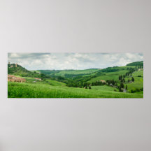 Panorama van het Poster van het Toscaanse landscha