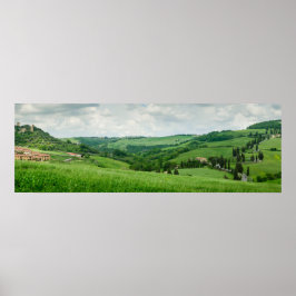 Panorama van het Poster van het Toscaanse landscha