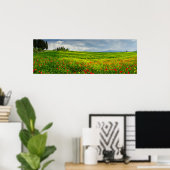 Panorama van het Poster van het Toscaanse landscha (Thuiskantoor)