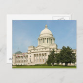 Panorama van het staatskapitolgebouw Arkansas Briefkaart (Voorkant / Achterkant)