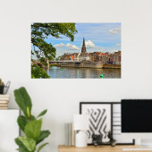 Panorama van Maastricht, Nederland Poster (Thuiskantoor)