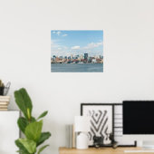 Panorama van Midtown Manhattan over de Hudson Poster (Thuiskantoor)